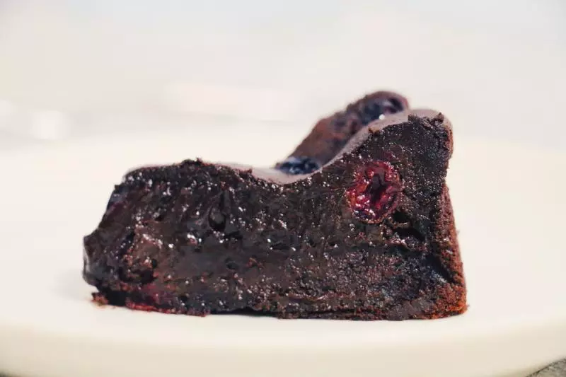 小嶋ルミ的黑加侖熔岩巧克力蛋糕