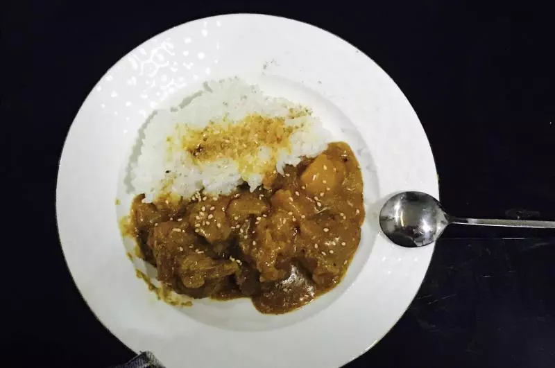 电饭煲咖喱牛肉饭