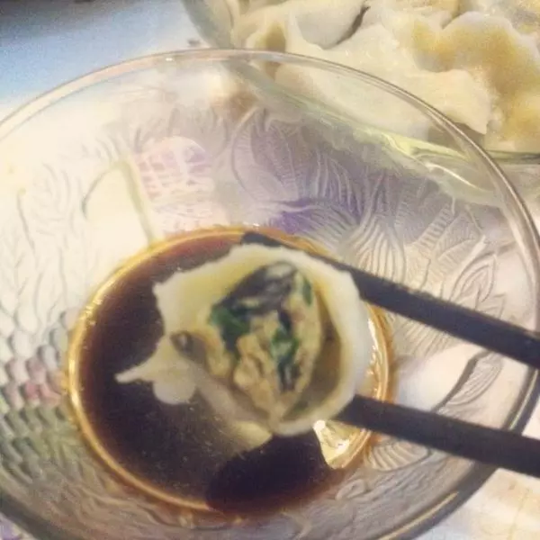 最好吃的韭菜肉饺子！！