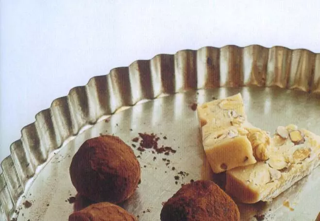松露巧克力（上村真巳《生牛奶糖与手工糖果》使用生牛奶糖变化的糖果篇一）