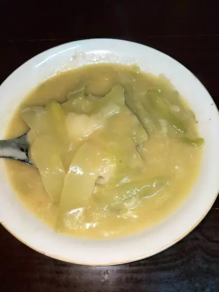 黄瓜面疙瘩汤