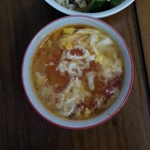 炝锅西红柿鸡蛋汤