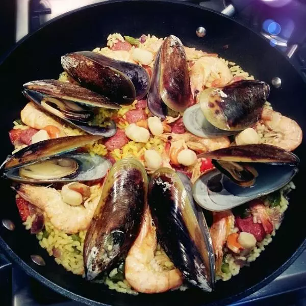 西班牙海鲜饭{paella rice}