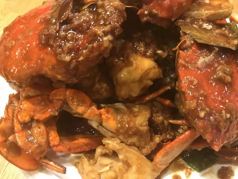 蒜香炒肉蟹 Garlic Mud Crab