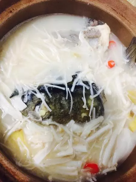 雙菇魚頭湯