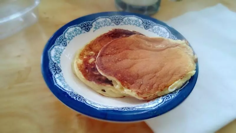 buttermilk pancake 无油热香饼