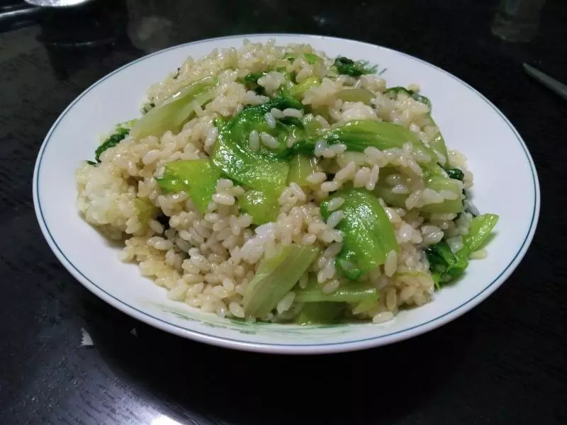 生菜炒大米