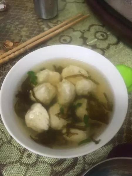 豆腐鱼丸汤