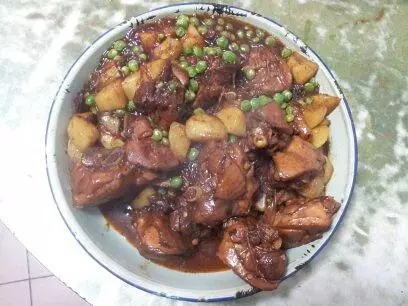青豆土豆燒雞翅