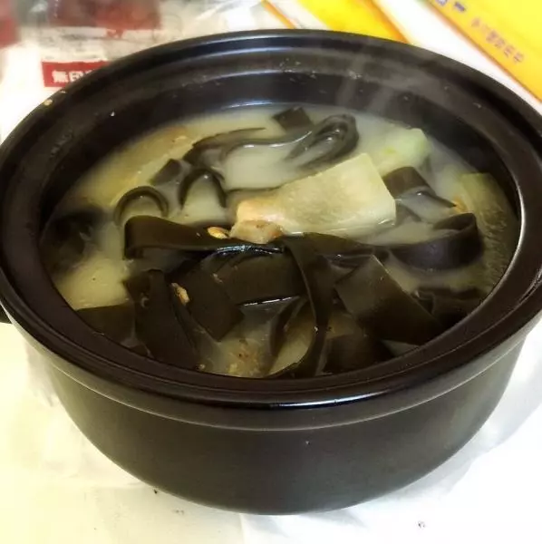 冬瓜笋片海带汤