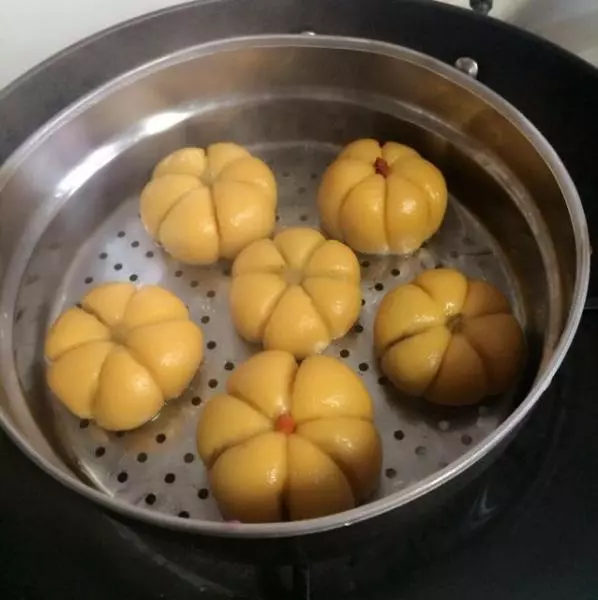 DIY简版南瓜饼（紫薯馅）