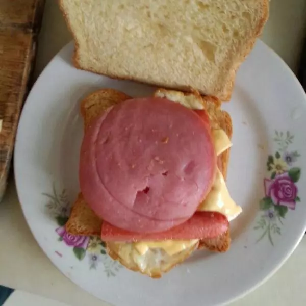 营养早餐三明治