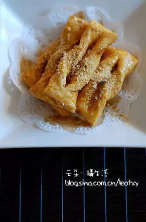 麻花浆饼