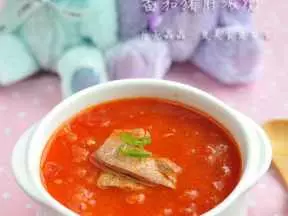 番茄猪肝浓汤