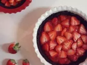 简易草莓馅饼