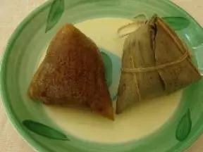 传统糯米肉粽