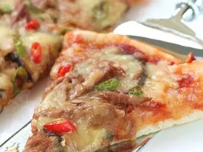 香辣金枪鱼pizza