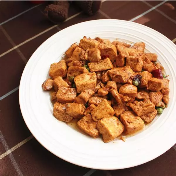 居家下飯菜--雞丁燒豆腐