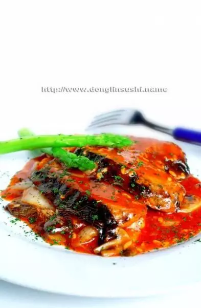 韩式泡菜煮素鱼