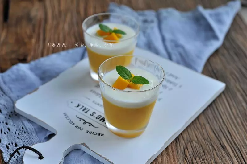 夏日甜品小魔法——芒果酸奶布丁杯