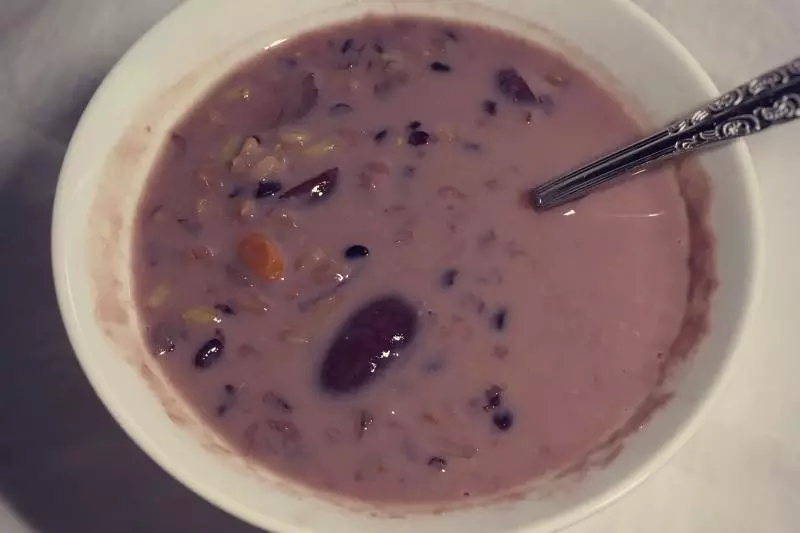 紫米燕麦粥