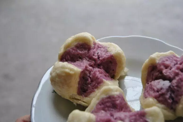 紫薯開花饅頭