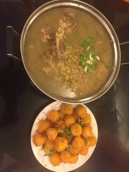 大骨绿豆汤