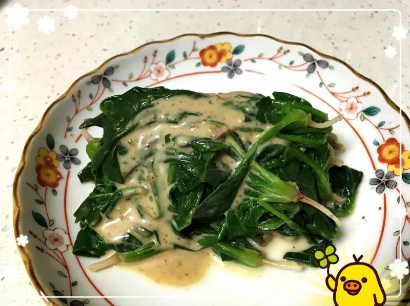 Sの味-涼拌芝麻醬菠菜