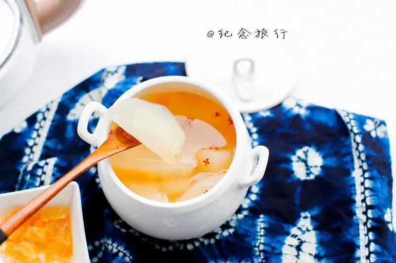 桂花雪梨湯