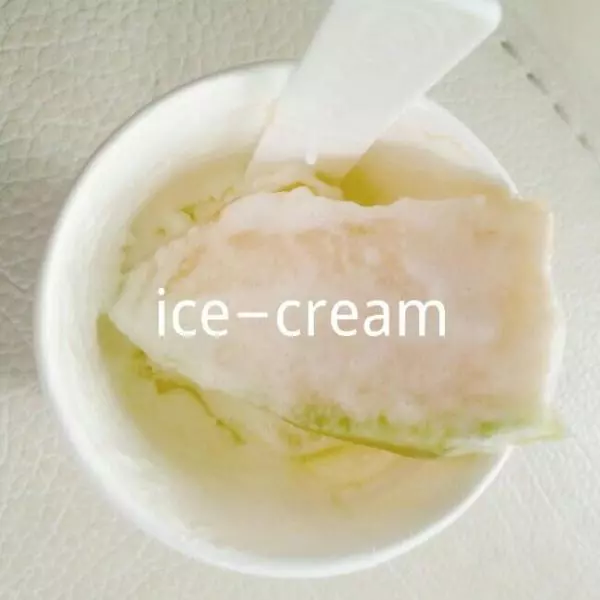 哈密瓜冰淇淋雪糕（懒人版）