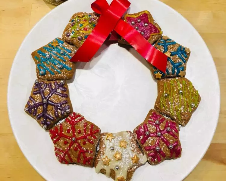 聖誕季之薑餅花環(ginger bread wreath)