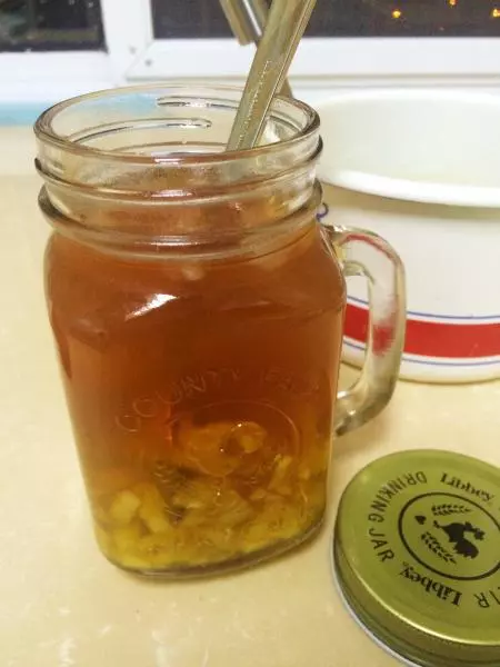 鳳梨炒飯的組合技---軟軟甜甜小清新的鳳梨茶
