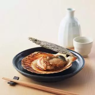 日式香烤扇贝