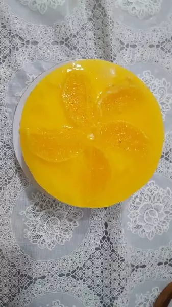 香橙纯酸奶慕斯