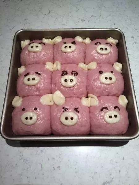 粉红猪挤挤包（杨梅汁面）