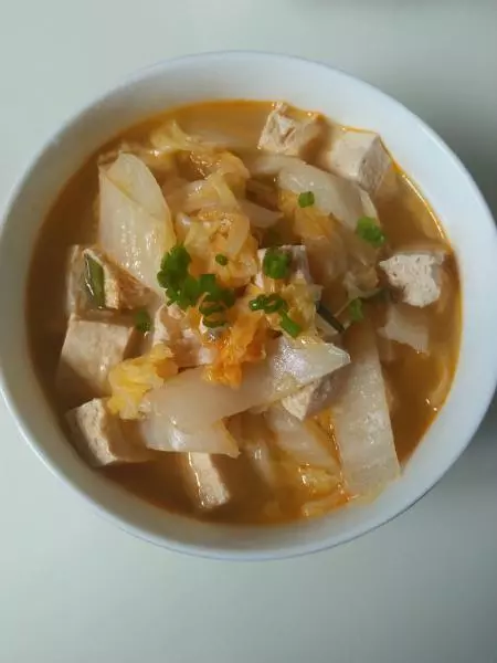 白菜炖豆腐