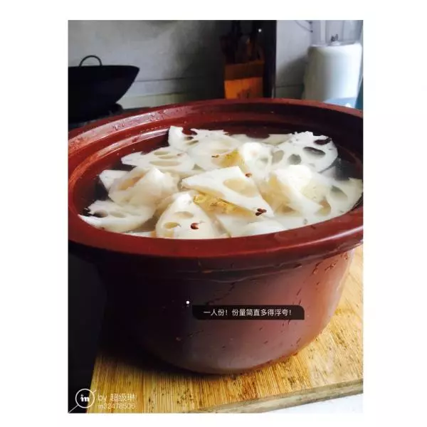 筒子骨浮藕汤