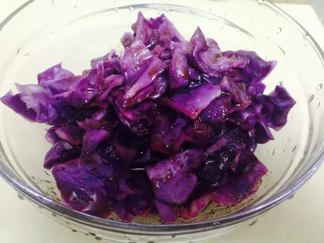 紫甘蓝酸甜拌