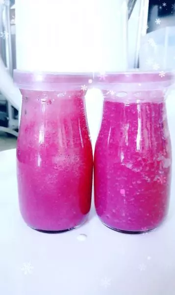 颜值营养双高的紫甘蓝水果汁