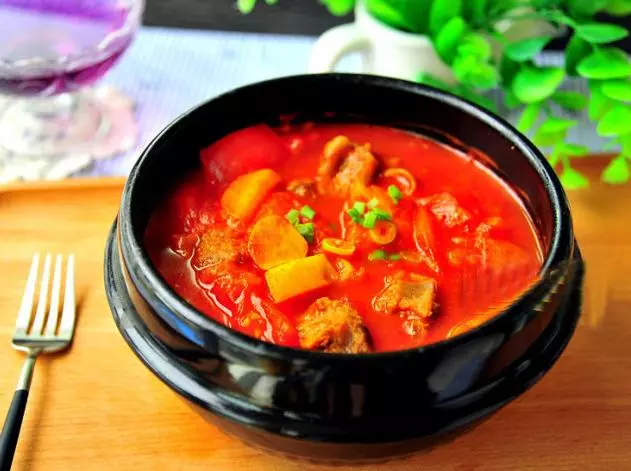 番茄炖牛腩——优康韩式料理