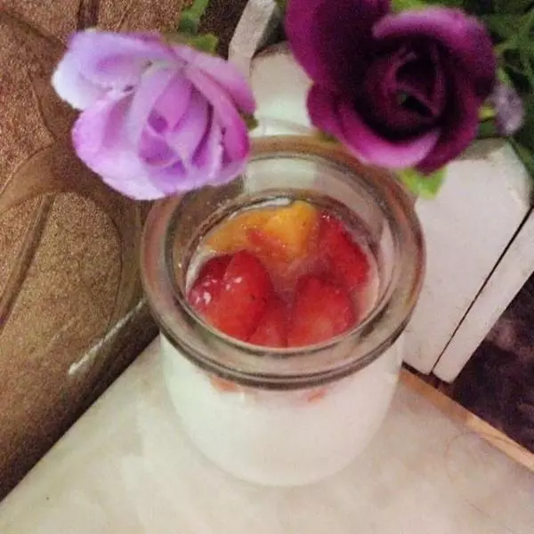 草莓芒果雙皮奶