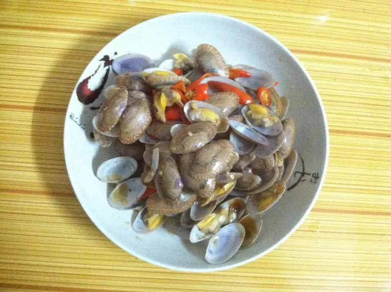 辣炒蚝油花蛤