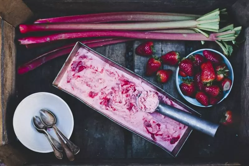 【GKS】低卡草莓大黃凍酸奶 Strawberry &amp; Rhubarb Ripple FroYo