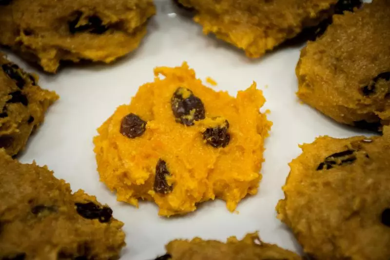 纯素南瓜曲奇Vegan Pumpkin cookies