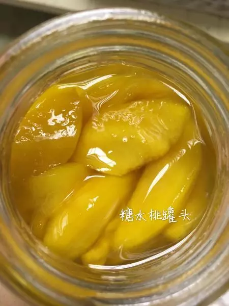 糖水桃罐頭