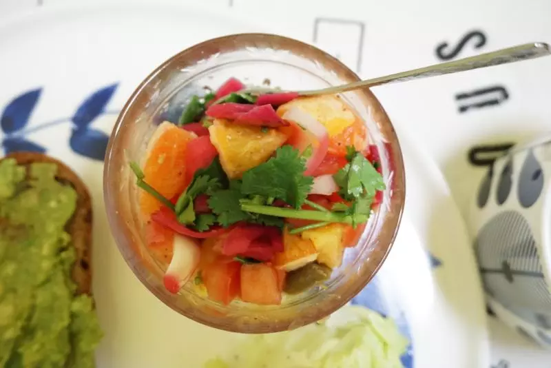 南美风香橙salsa—两步即成的清爽美味