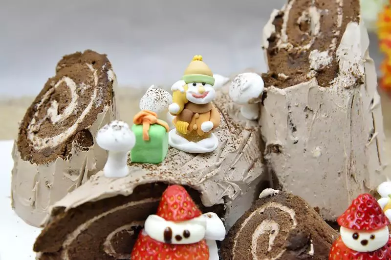 【香兰世家】今年圣诞好自然——圣诞树桩蛋糕