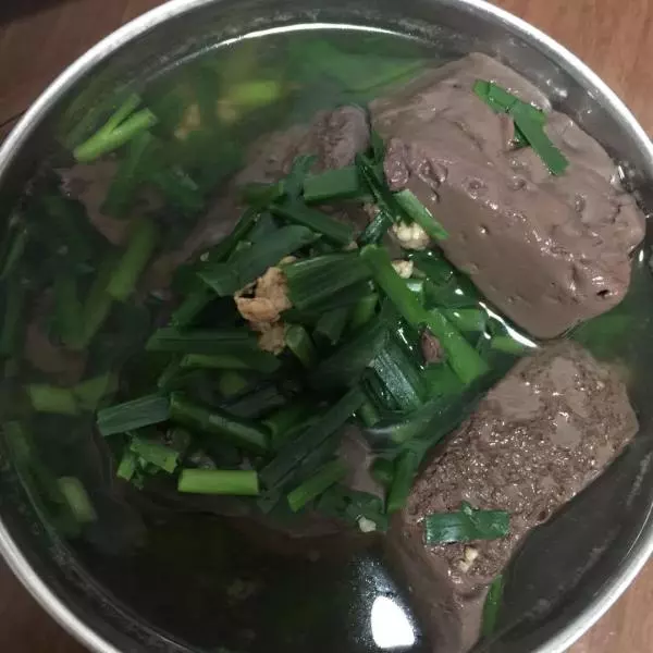 韭菜羊血汤