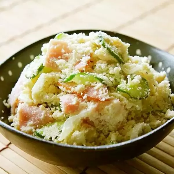 豆渣版“日式土豆泥沙拉”おからサラダ