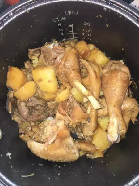 电饭煲焗土豆鸡